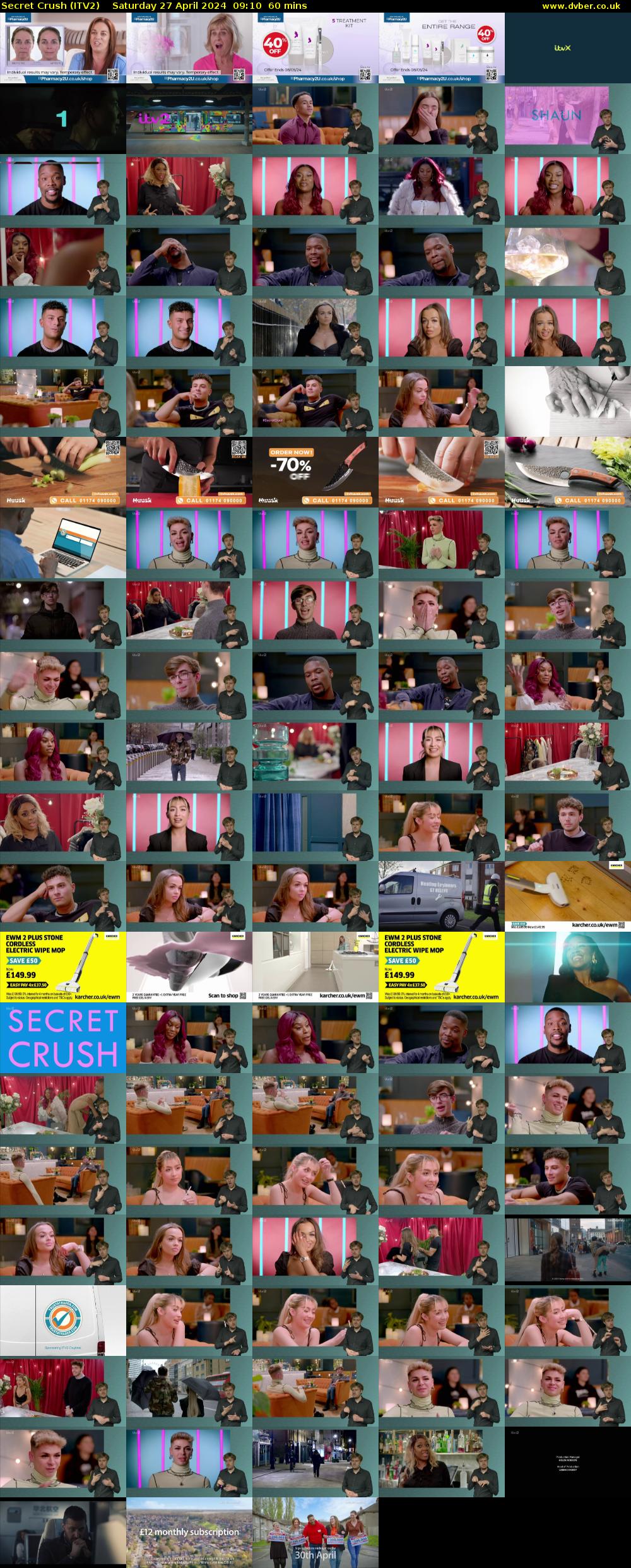 Secret Crush (ITV2) Saturday 27 April 2024 09:10 - 10:10