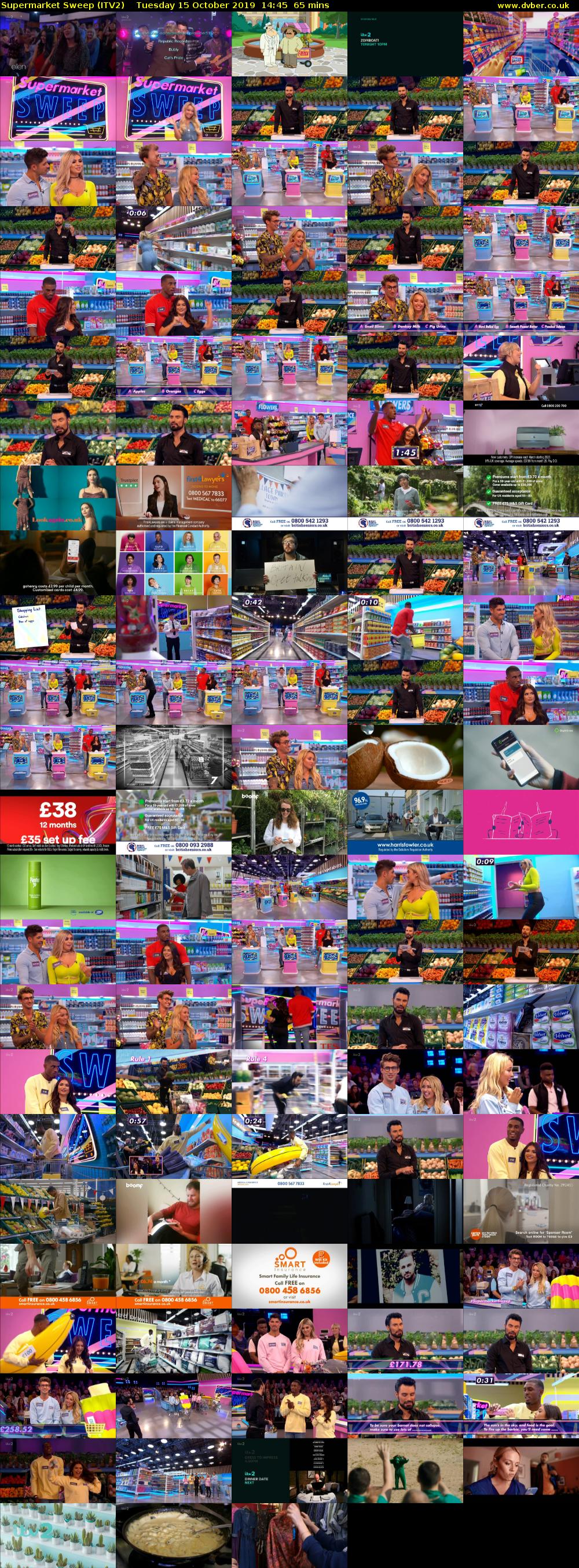 Supermarket Sweep (ITV2) Tuesday 15 October 2019 14:45 - 15:50