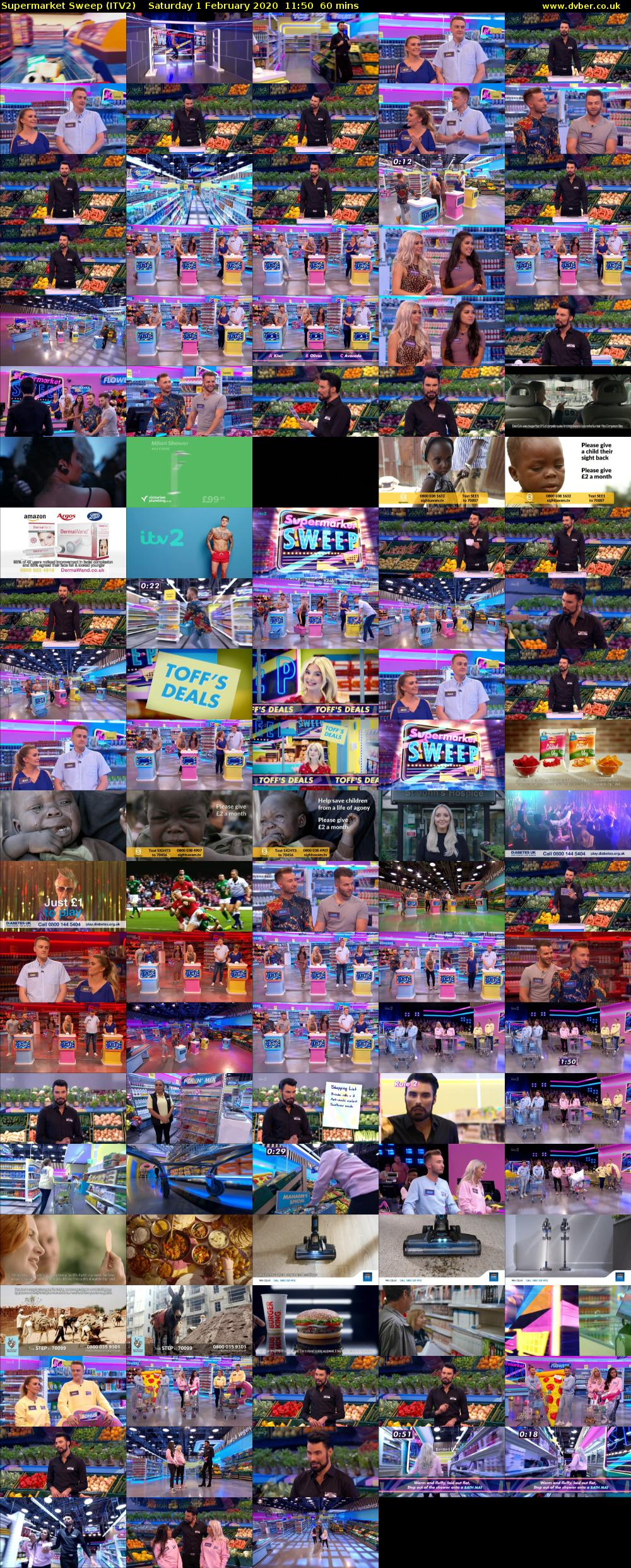 Supermarket Sweep (ITV2) Saturday 1 February 2020 11:50 - 12:50