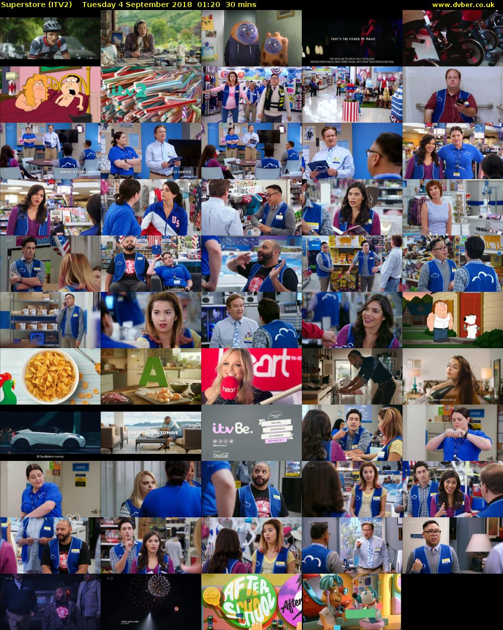 Superstore (ITV2) Tuesday 4 September 2018 01:20 - 01:50