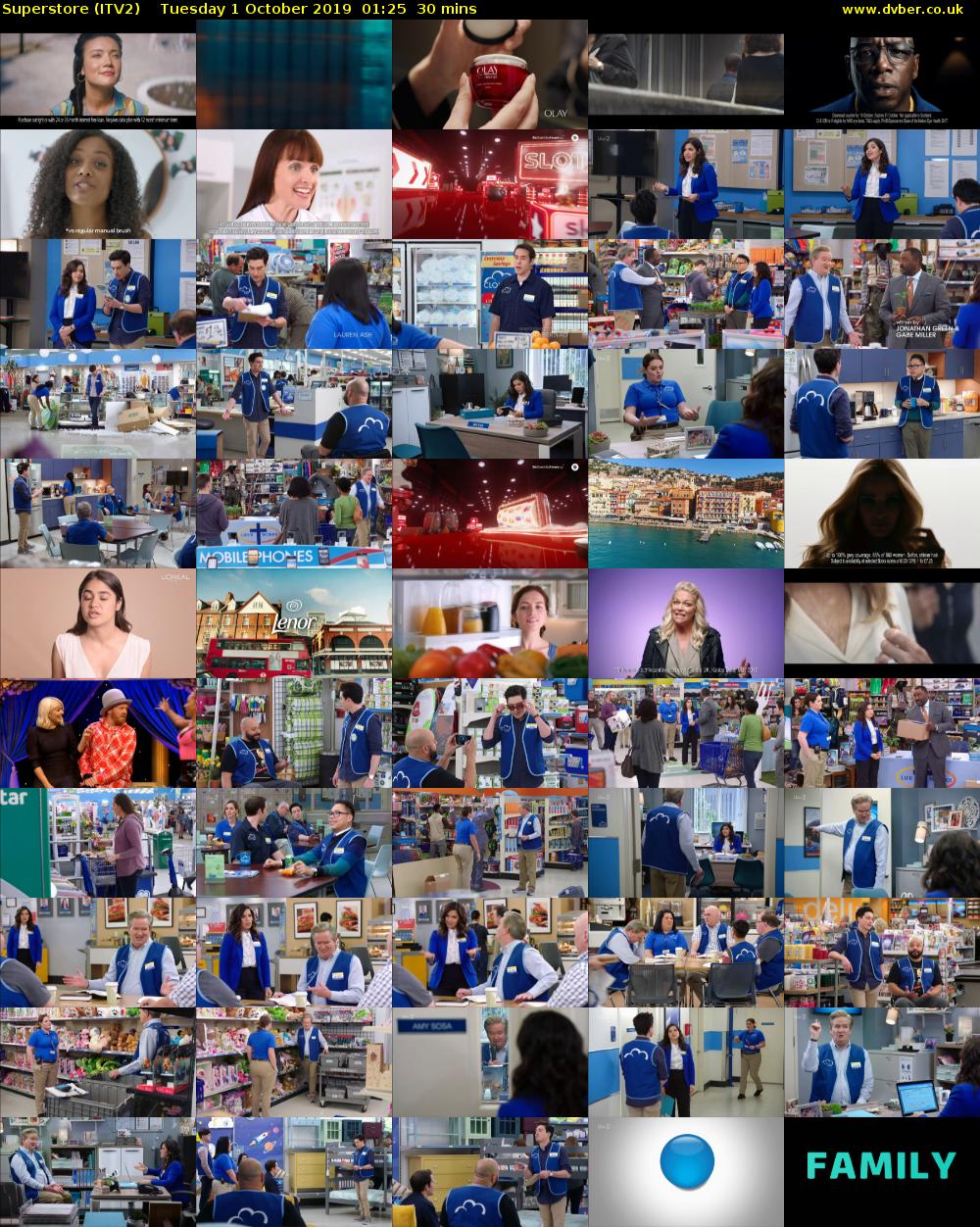 Superstore (ITV2) Tuesday 1 October 2019 01:25 - 01:55