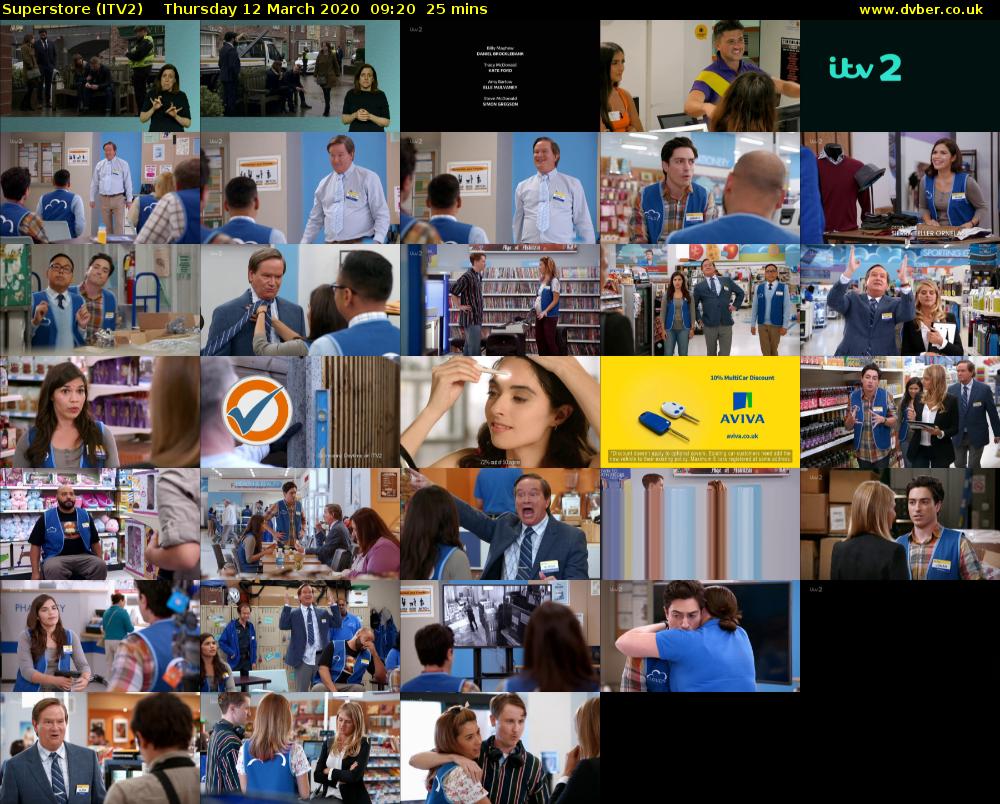 Superstore (ITV2) Thursday 12 March 2020 09:20 - 09:45