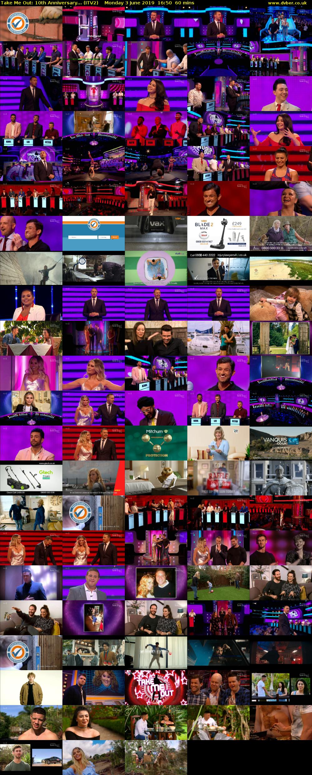Take Me Out: 10th Anniversary... (ITV2) Monday 3 June 2019 16:50 - 17:50