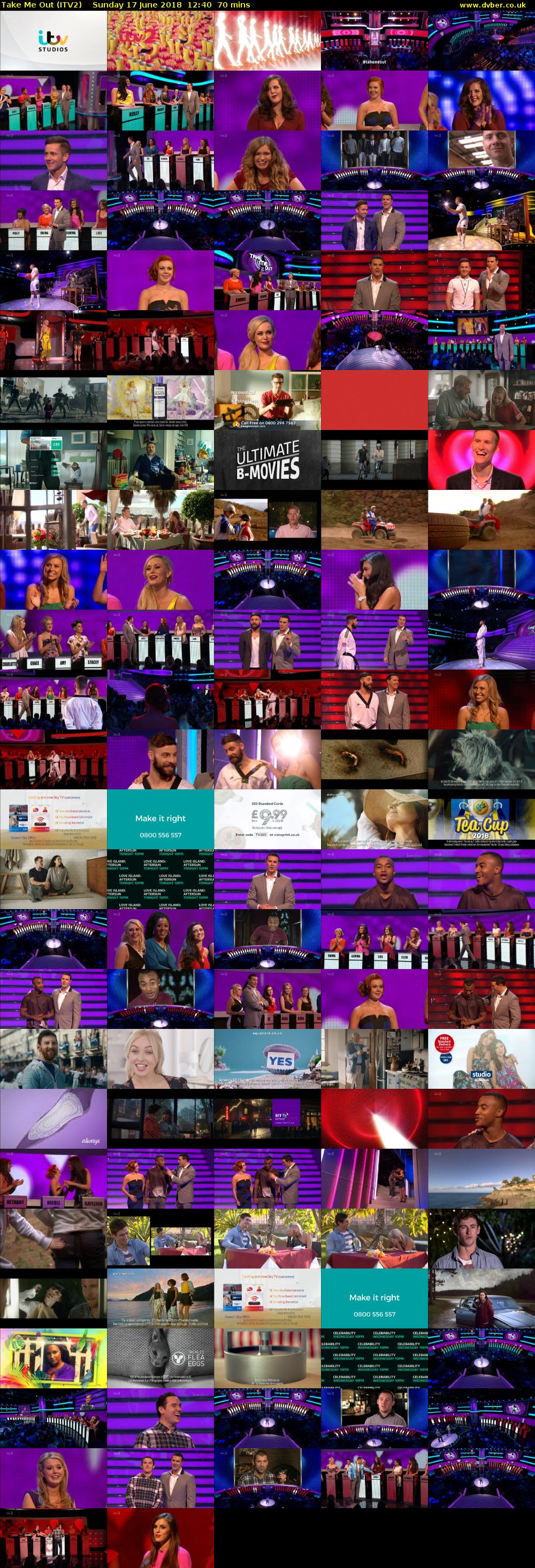 Take Me Out (ITV2) Sunday 17 June 2018 12:40 - 13:50