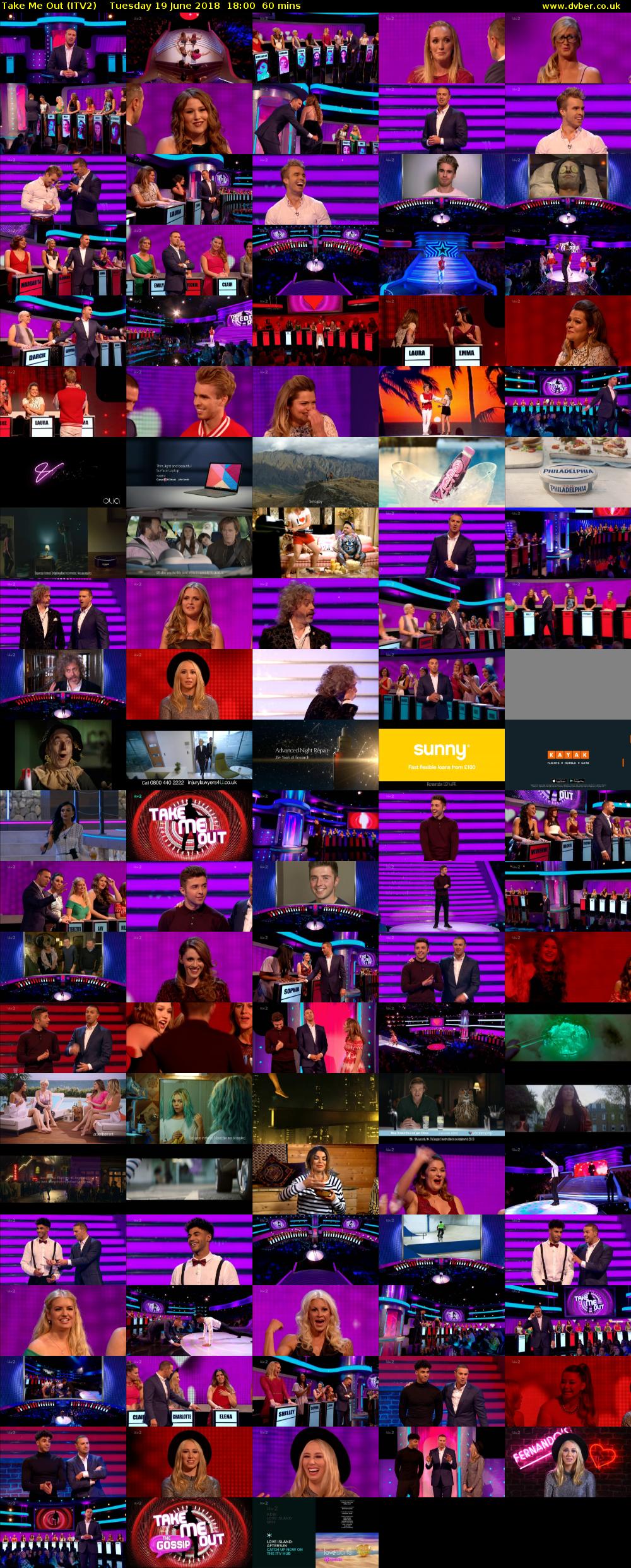 Take Me Out (ITV2) Tuesday 19 June 2018 18:00 - 19:00