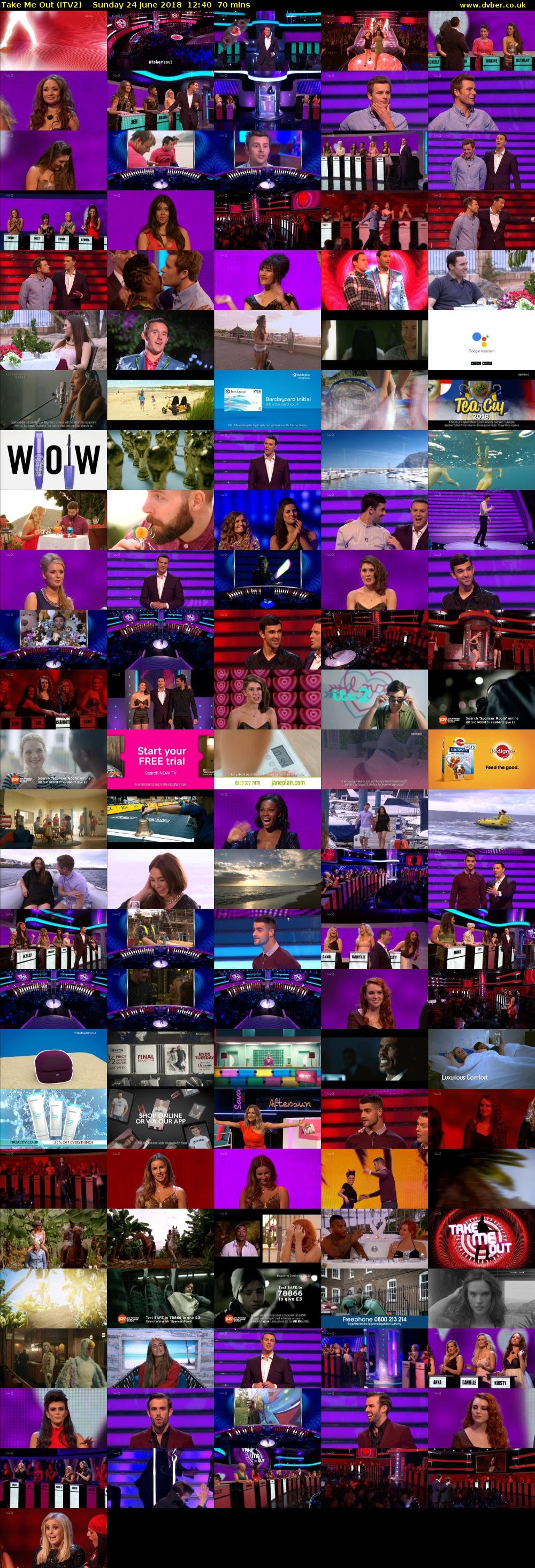 Take Me Out (ITV2) Sunday 24 June 2018 12:40 - 13:50