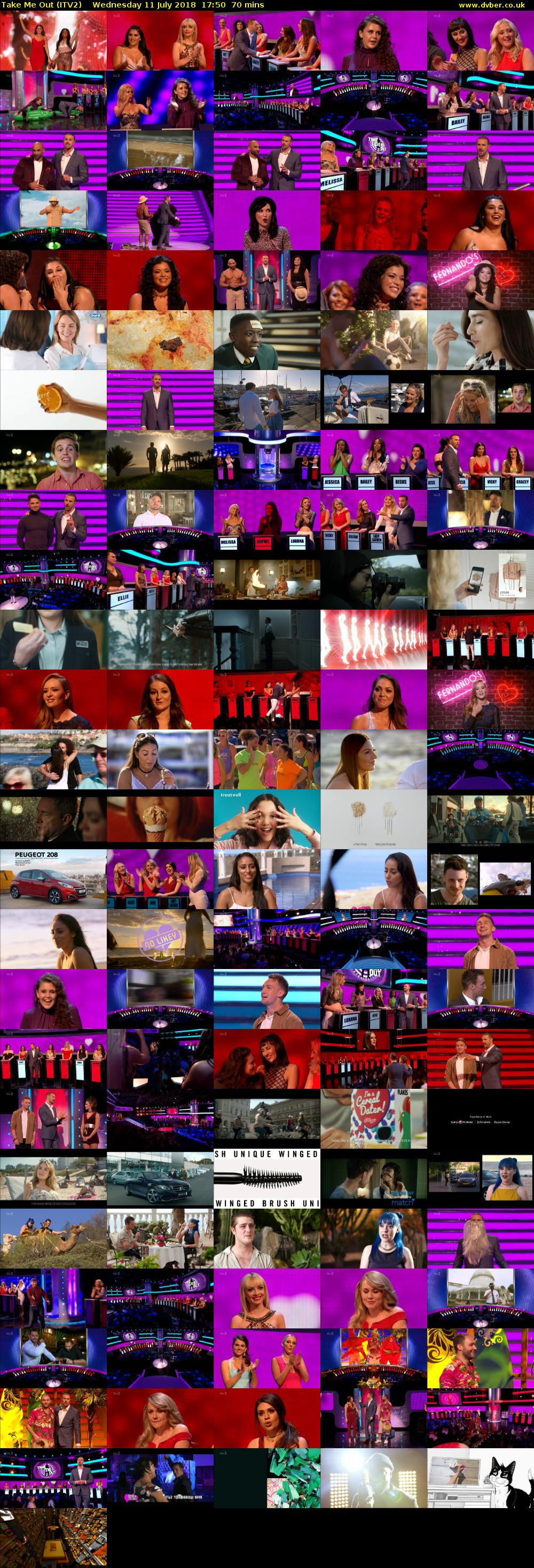 Take Me Out (ITV2) Wednesday 11 July 2018 17:50 - 19:00