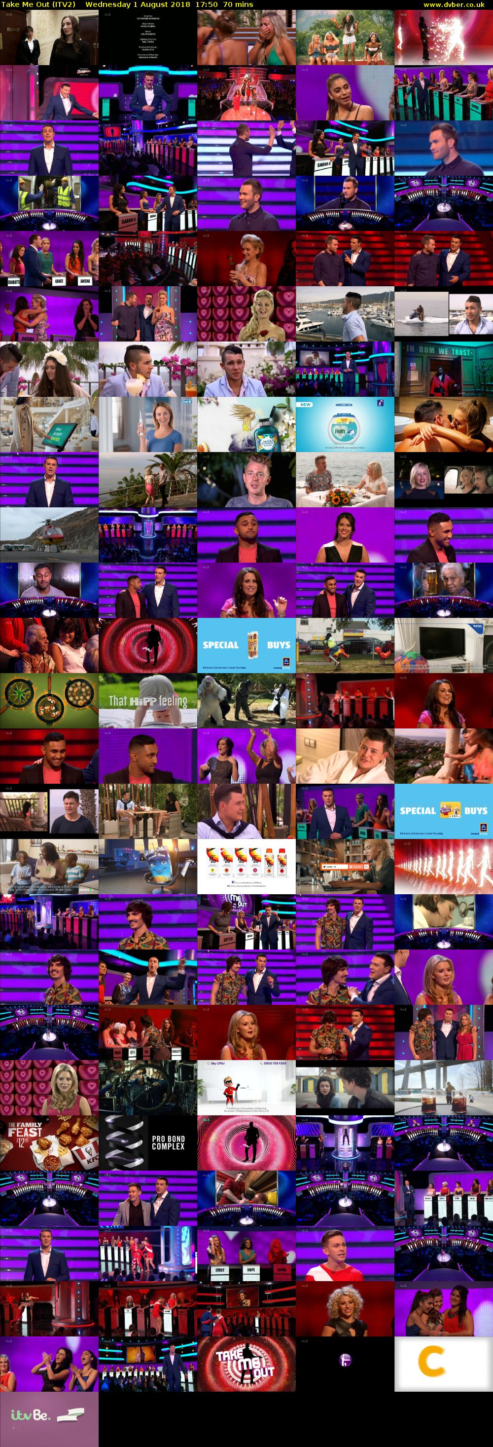 Take Me Out (ITV2) Wednesday 1 August 2018 17:50 - 19:00