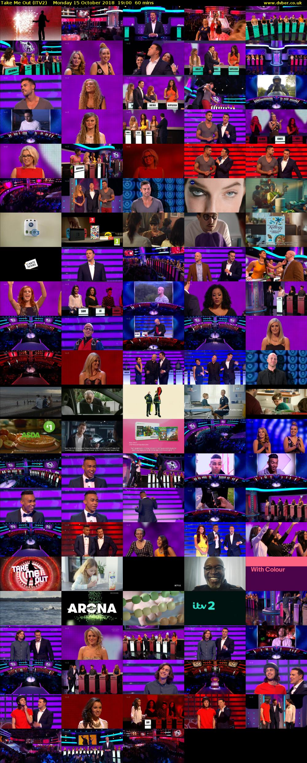 Take Me Out (ITV2) Monday 15 October 2018 19:00 - 20:00