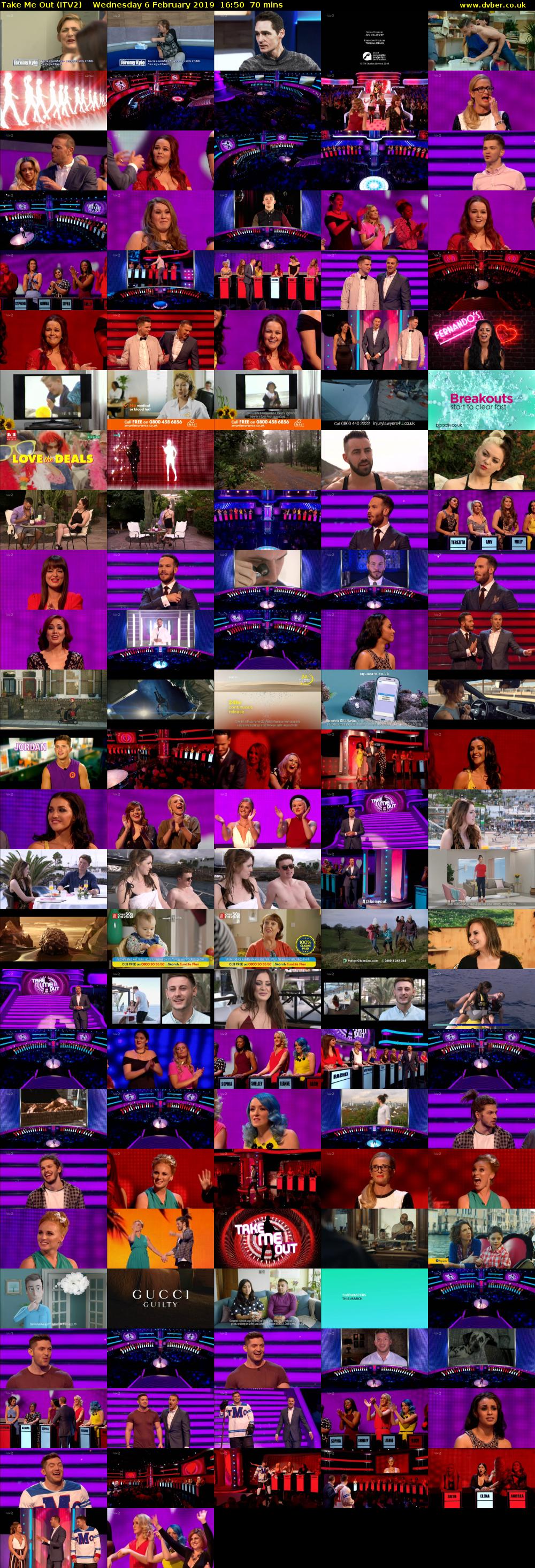 Take Me Out (ITV2) Wednesday 6 February 2019 16:50 - 18:00