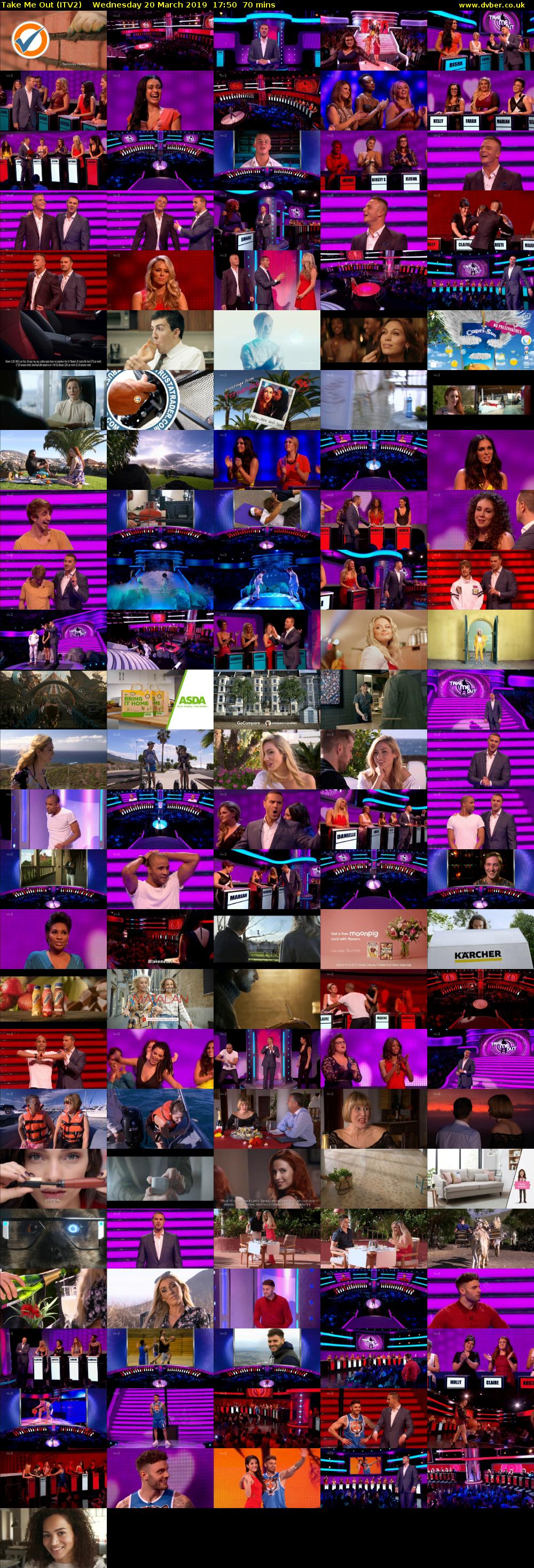 Take Me Out (ITV2) Wednesday 20 March 2019 17:50 - 19:00