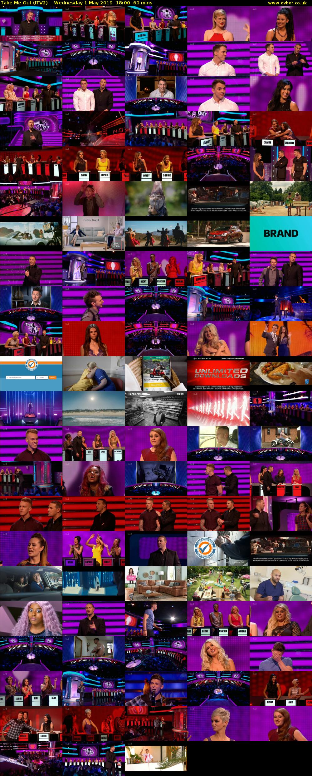 Take Me Out (ITV2) Wednesday 1 May 2019 18:00 - 19:00