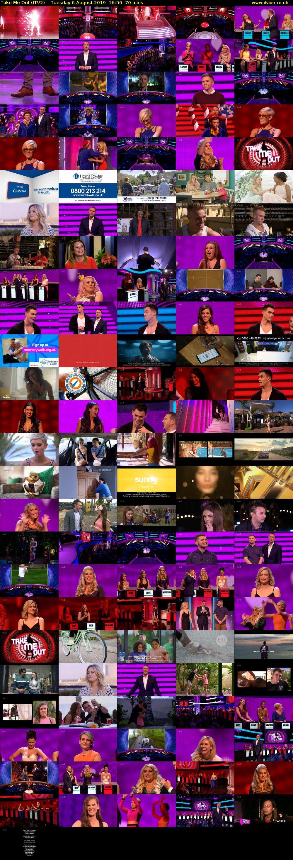 Take Me Out (ITV2) Tuesday 6 August 2019 16:50 - 18:00