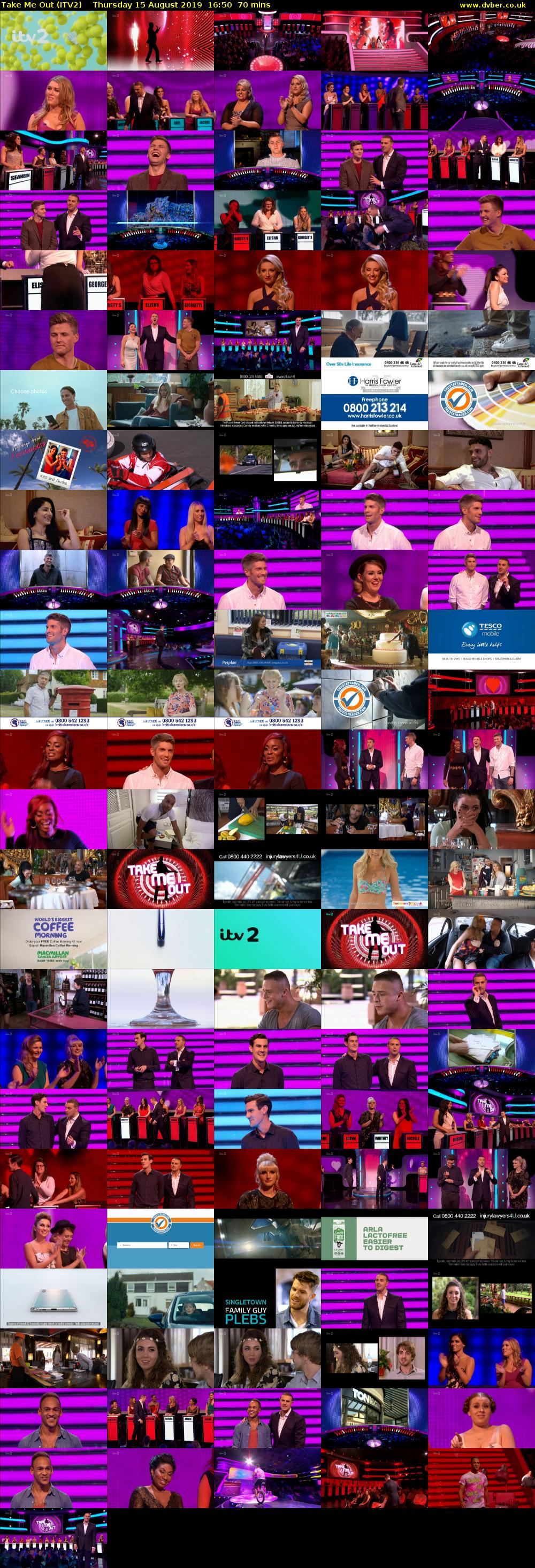 Take Me Out (ITV2) Thursday 15 August 2019 16:50 - 18:00