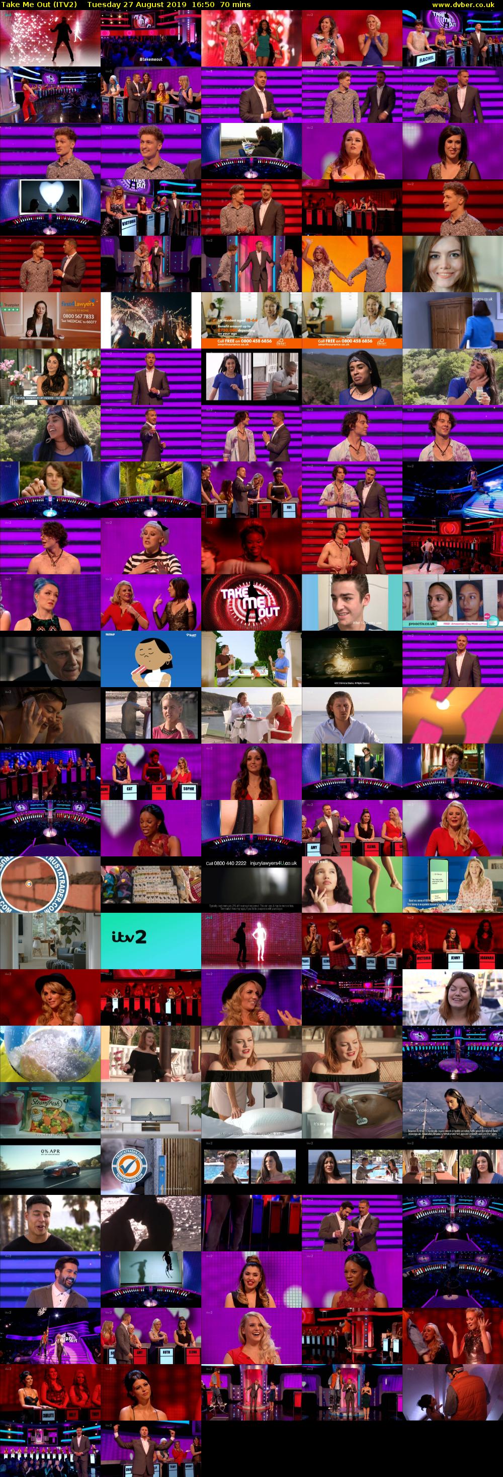 Take Me Out (ITV2) Tuesday 27 August 2019 16:50 - 18:00