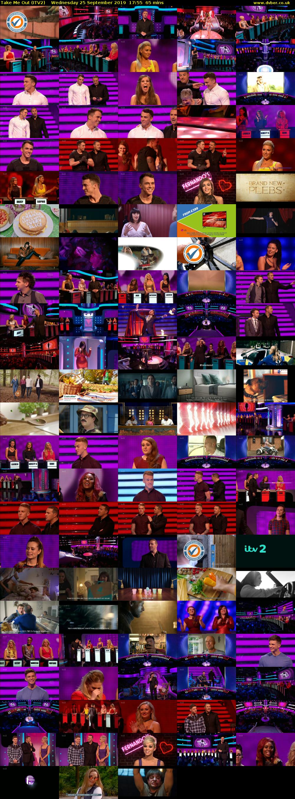 Take Me Out (ITV2) Wednesday 25 September 2019 17:55 - 19:00