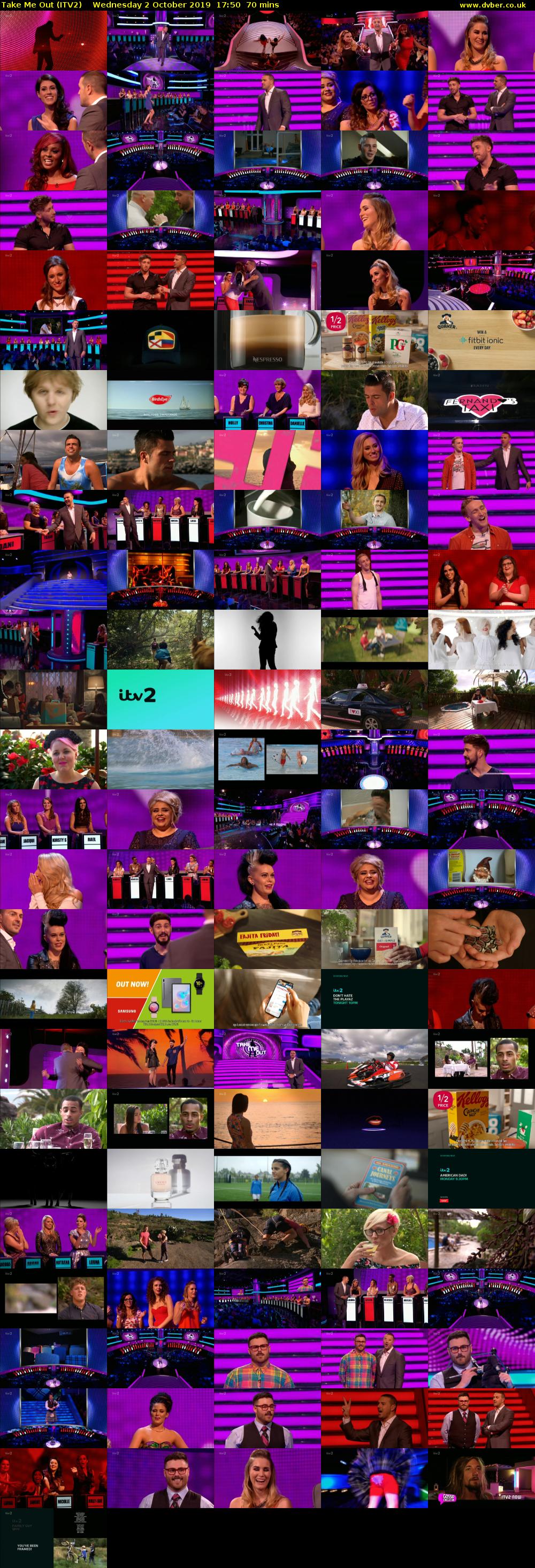 Take Me Out (ITV2) Wednesday 2 October 2019 17:50 - 19:00