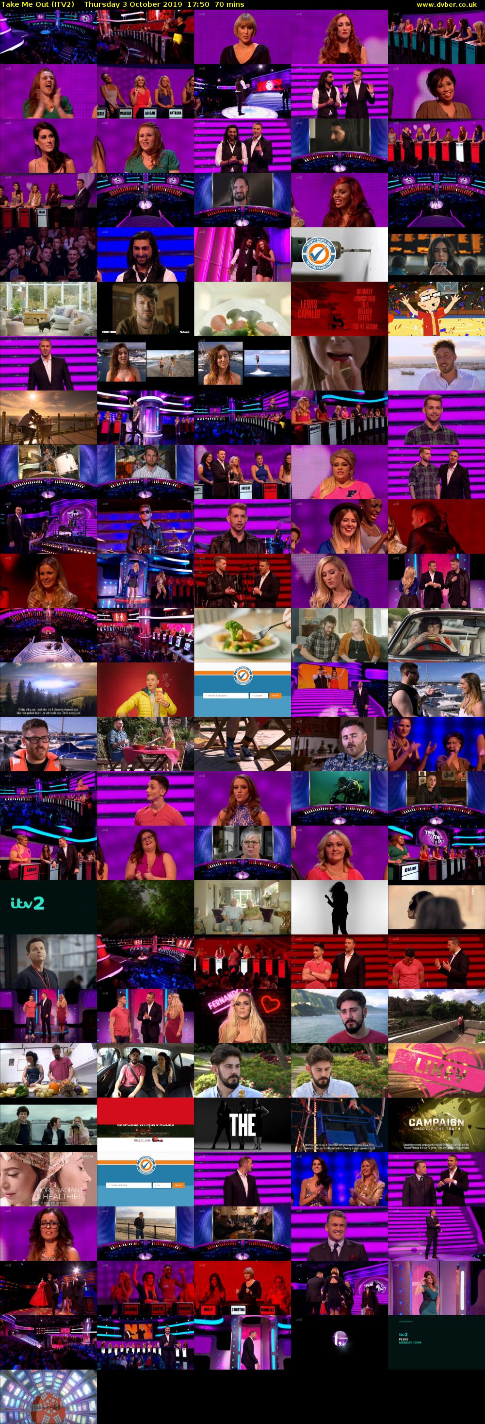 Take Me Out (ITV2) Thursday 3 October 2019 17:50 - 19:00