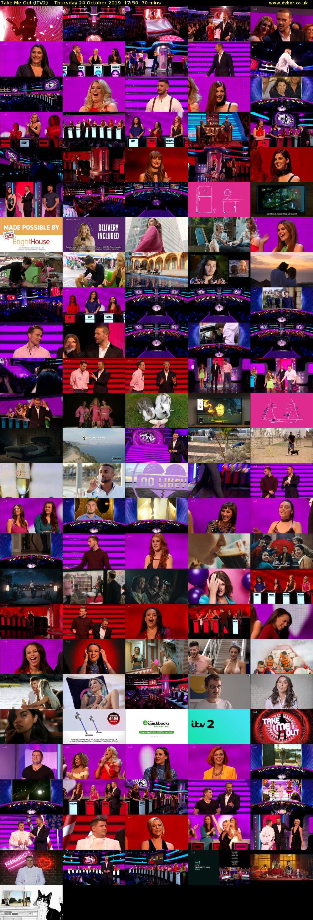 Take Me Out (ITV2) Thursday 24 October 2019 17:50 - 19:00