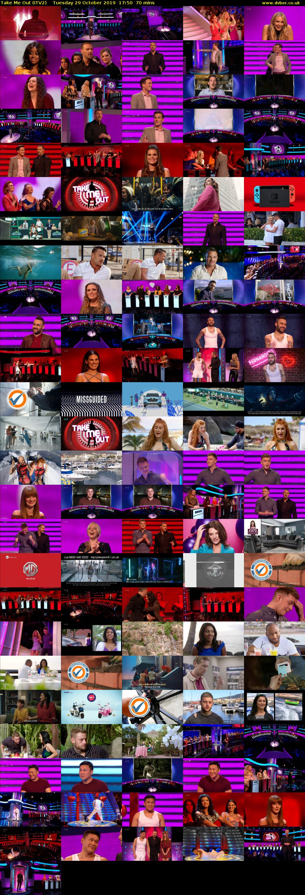 Take Me Out (ITV2) Tuesday 29 October 2019 17:50 - 19:00