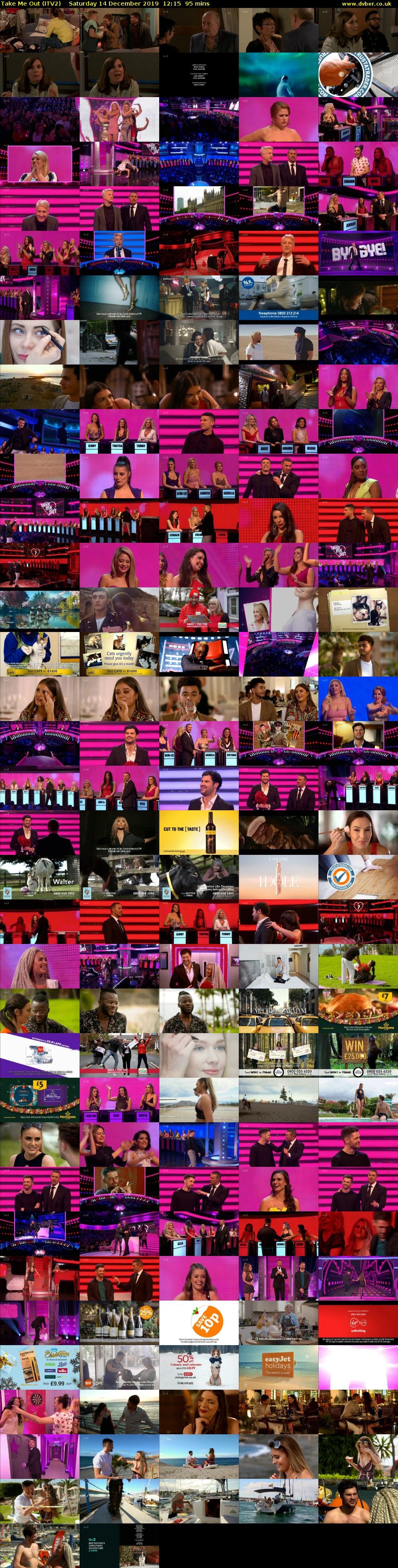 Take Me Out (ITV2) Saturday 14 December 2019 12:15 - 13:50