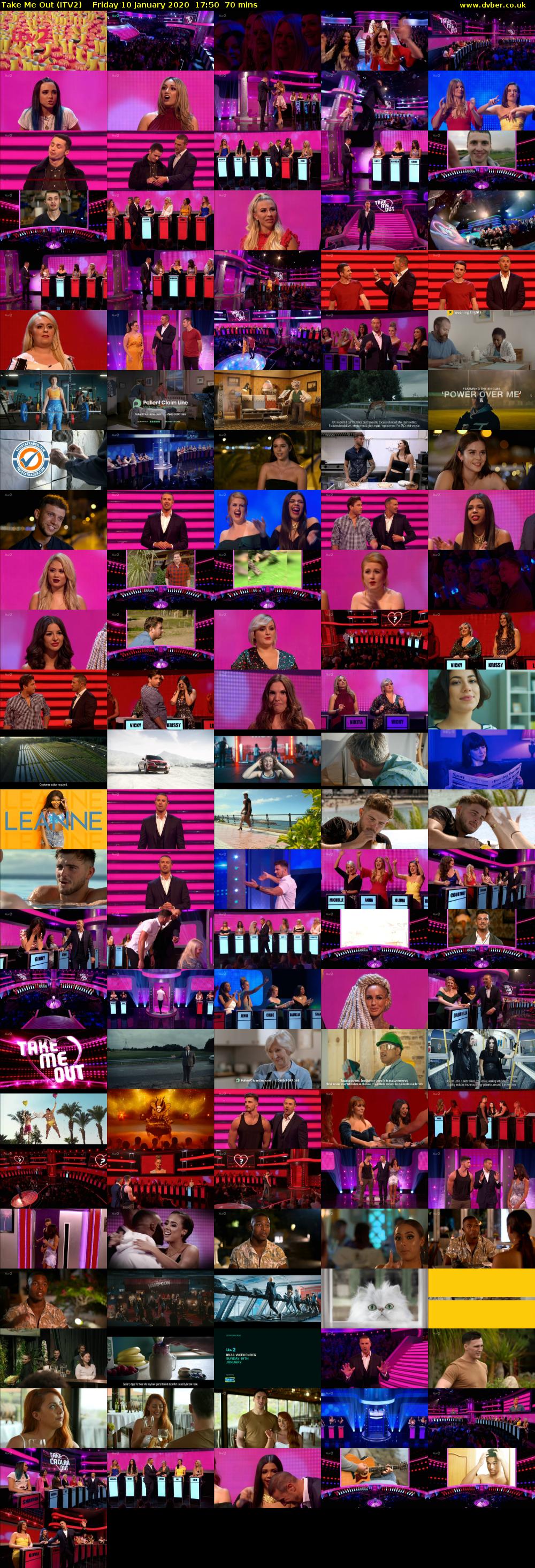 Take Me Out (ITV2) Friday 10 January 2020 17:50 - 19:00