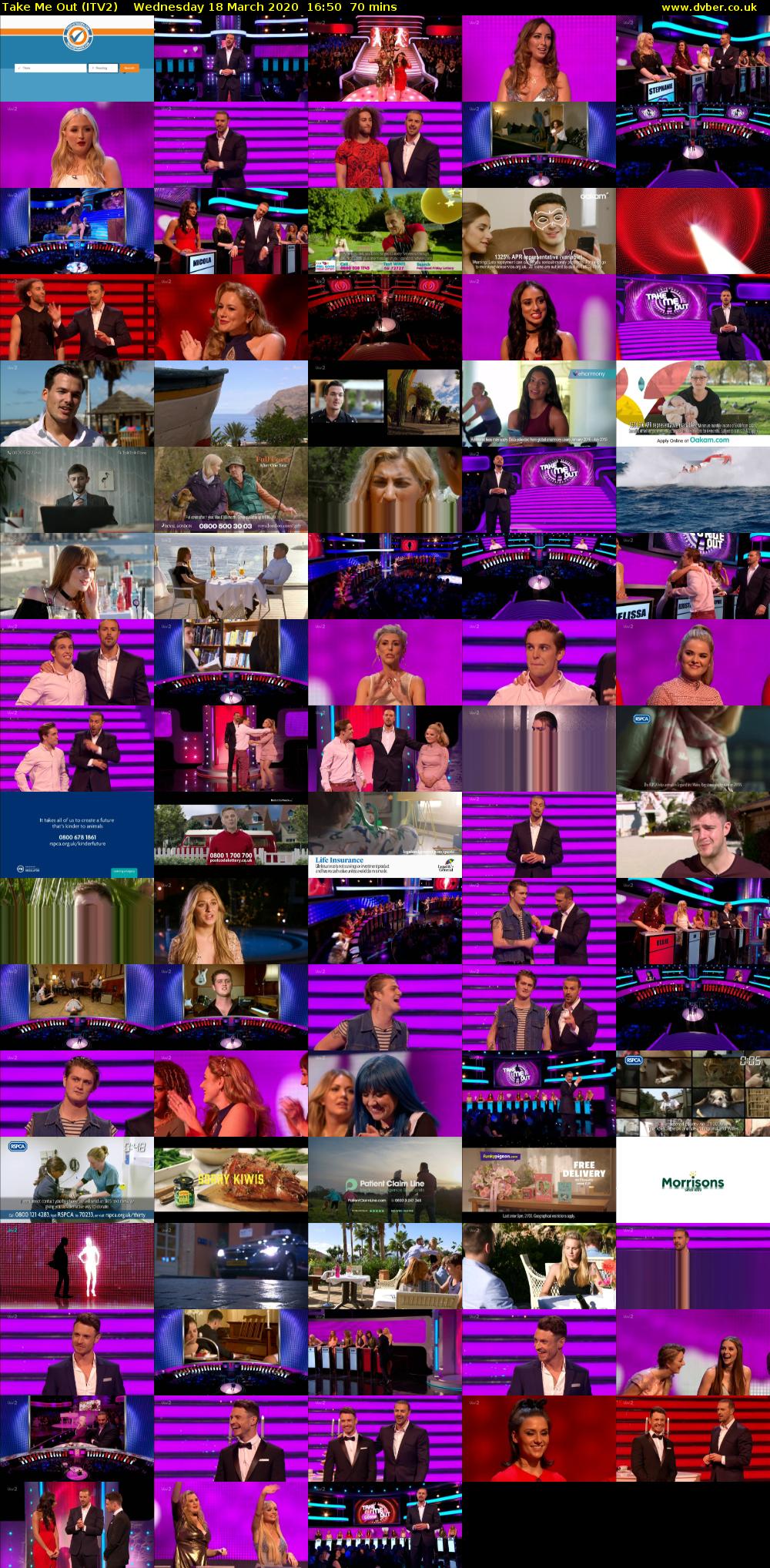 Take Me Out (ITV2) Wednesday 18 March 2020 16:50 - 18:00