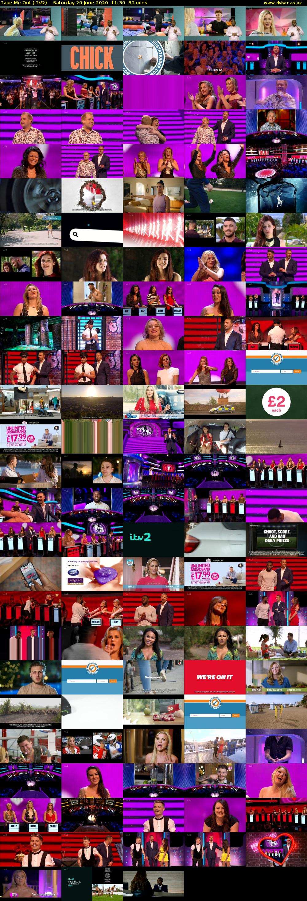 Take Me Out (ITV2) Saturday 20 June 2020 11:30 - 12:50
