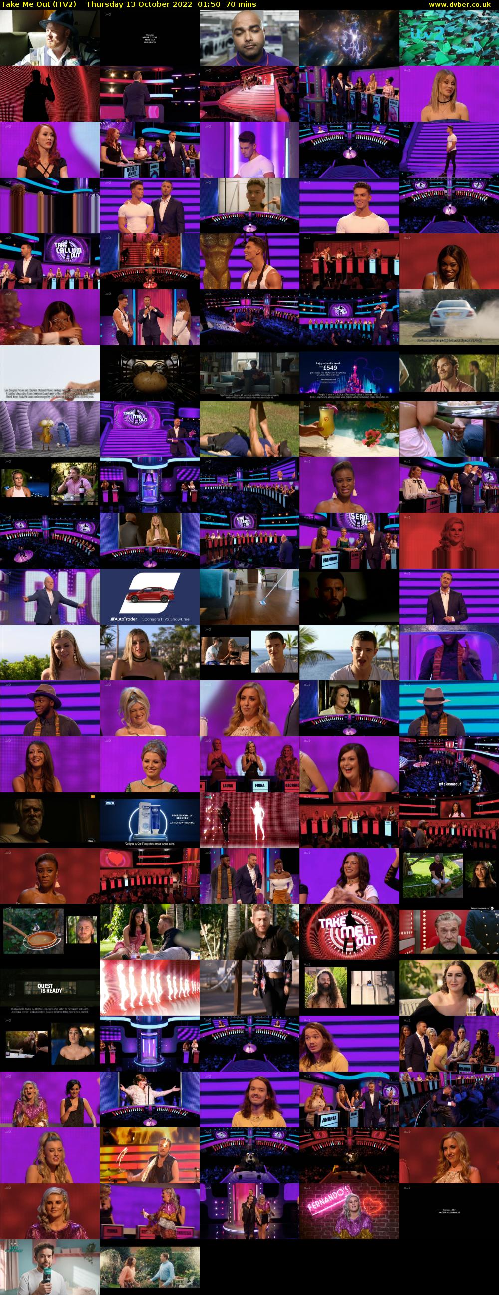 Take Me Out (ITV2) Thursday 13 October 2022 01:50 - 03:00