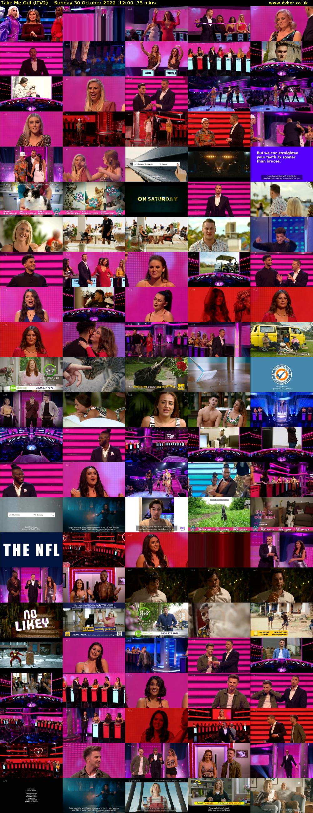 Take Me Out (ITV2) Sunday 30 October 2022 12:00 - 13:15