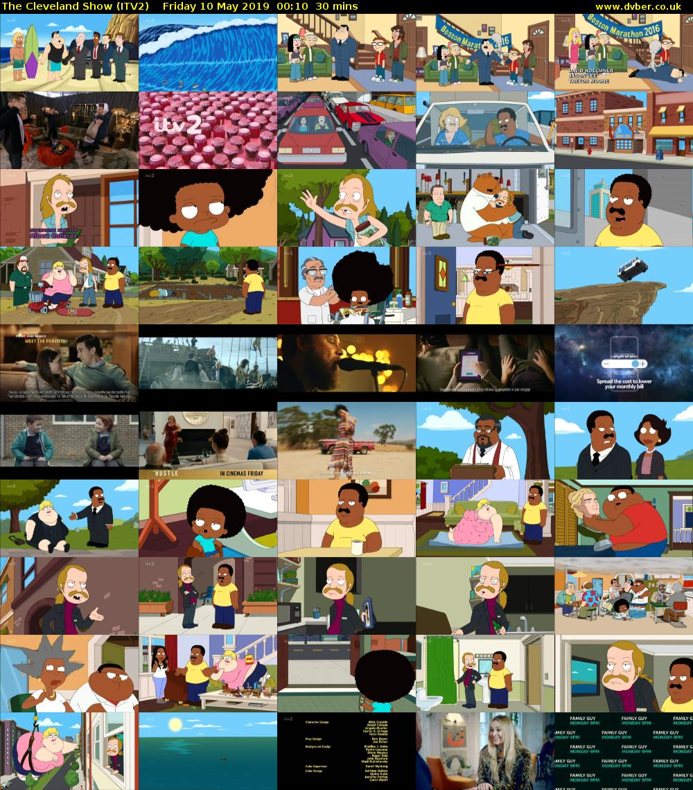 The Cleveland Show (ITV2) Friday 10 May 2019 00:10 - 00:40