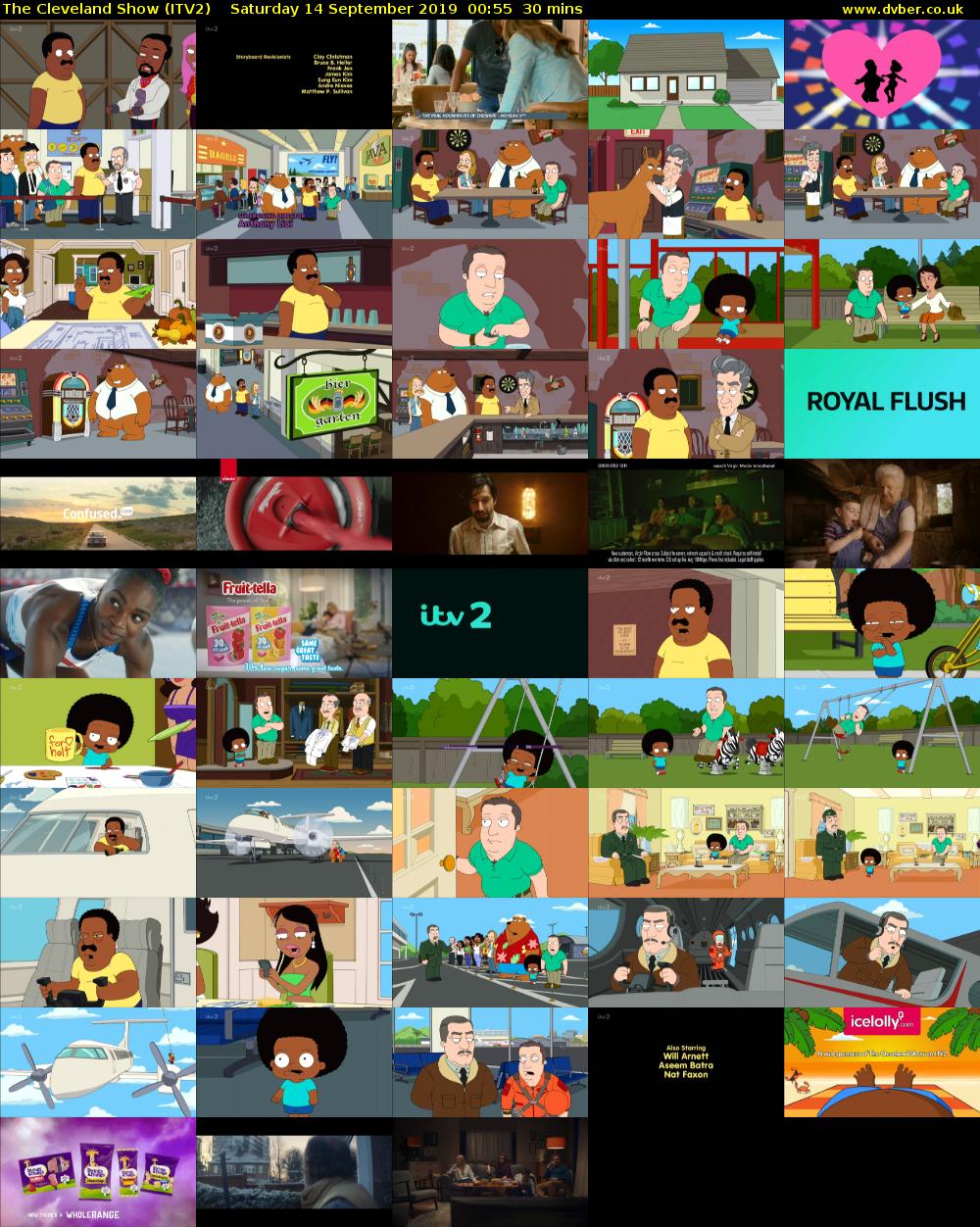 The Cleveland Show (ITV2) Saturday 14 September 2019 00:55 - 01:25