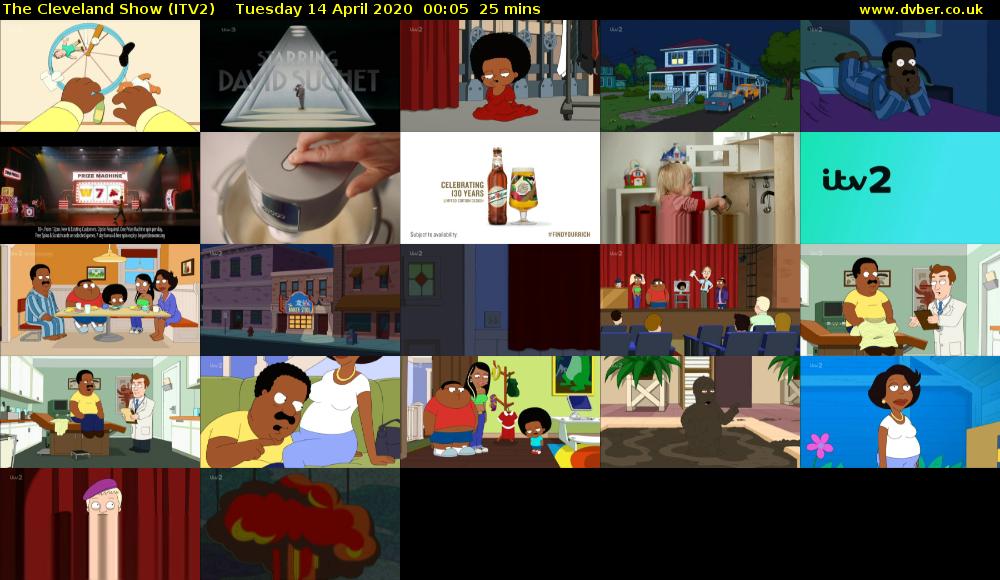 The Cleveland Show (ITV2) Tuesday 14 April 2020 00:05 - 00:30