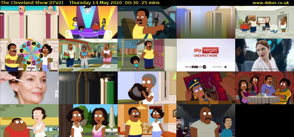 The Cleveland Show (ITV2) Thursday 14 May 2020 00:30 - 00:55