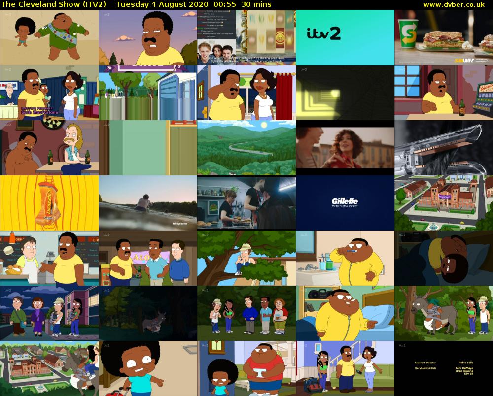 The Cleveland Show (ITV2) Tuesday 4 August 2020 00:55 - 01:25