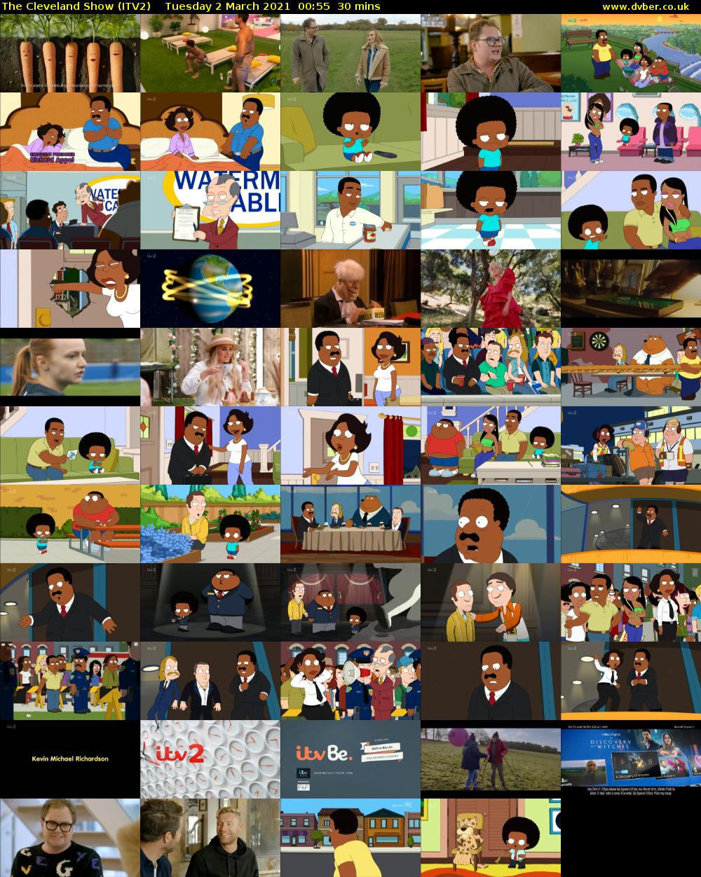 The Cleveland Show (ITV2) Tuesday 2 March 2021 00:55 - 01:25