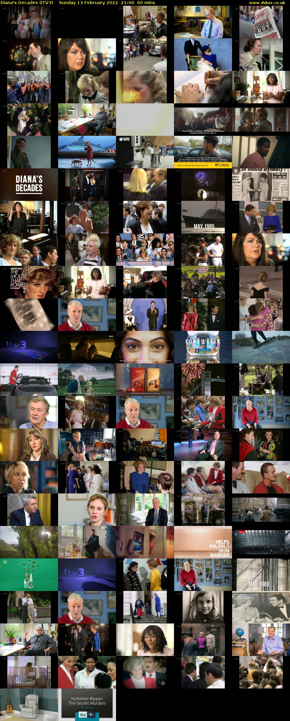 Diana's Decades (ITV3) Sunday 13 February 2022 21:00 - 22:00