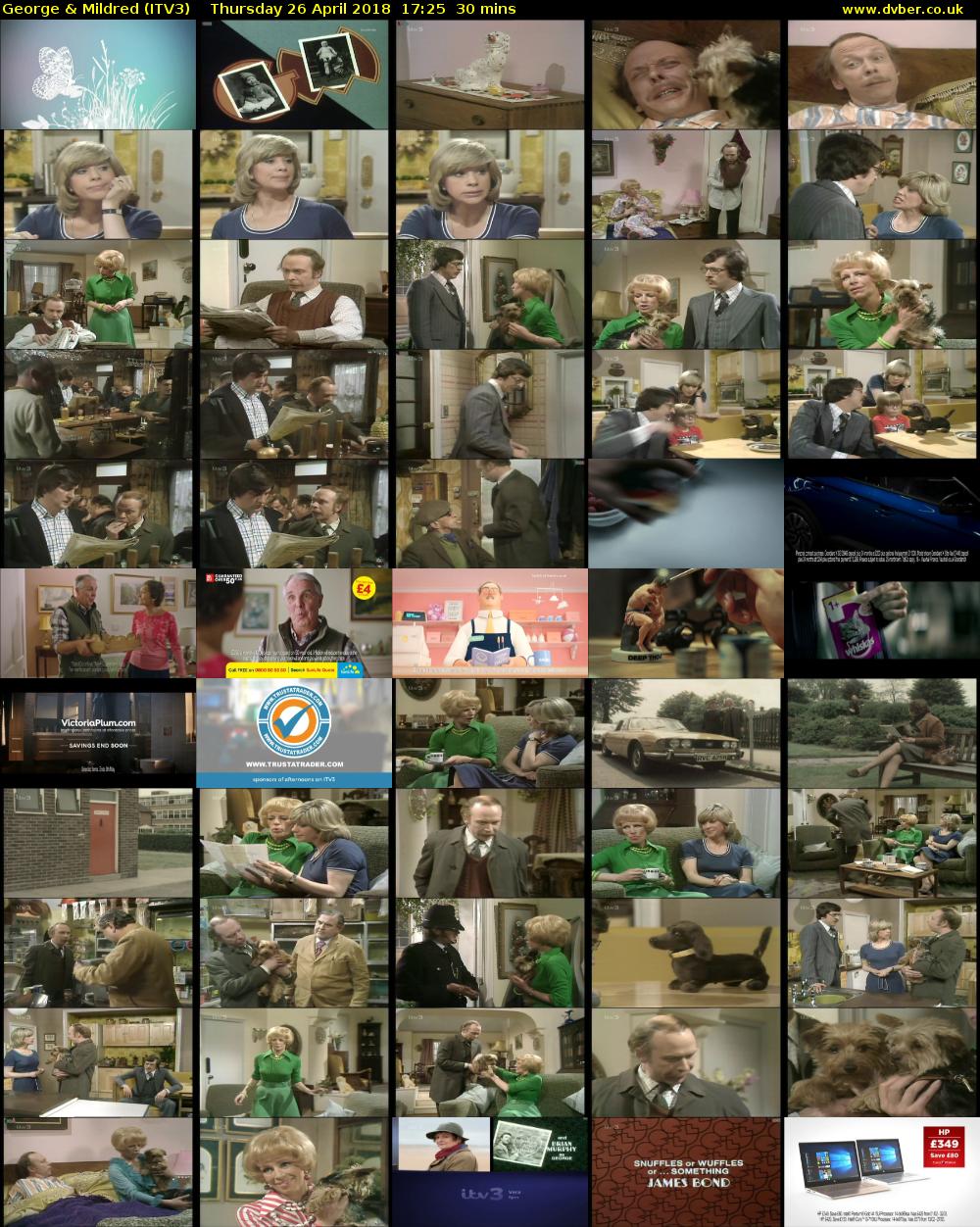 George & Mildred (ITV3) Thursday 26 April 2018 17:25 - 17:55