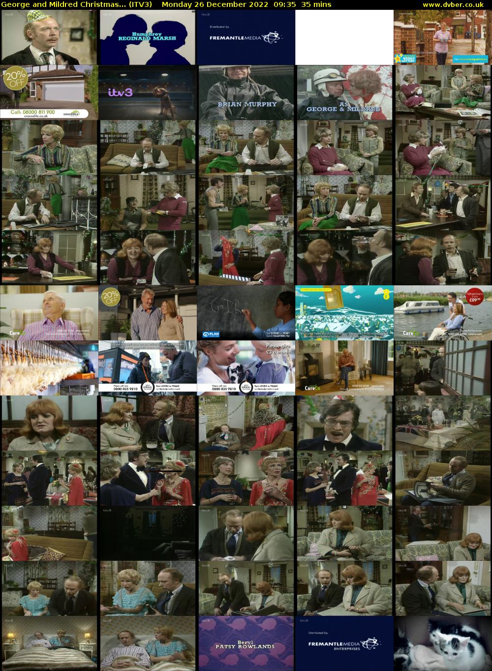 George and Mildred Christmas... (ITV3) Monday 26 December 2022 09:35 - 10:10