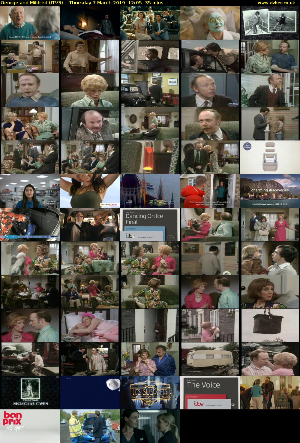 George and Mildred (ITV3) Thursday 7 March 2019 12:05 - 12:40