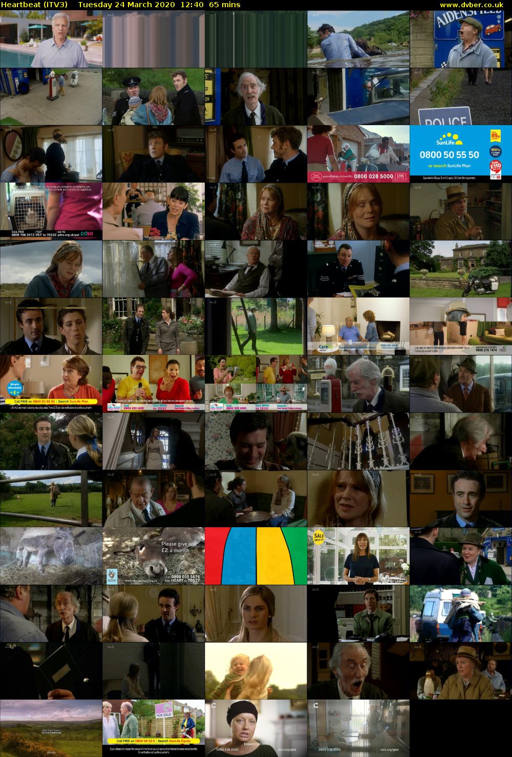 Heartbeat (ITV3) Tuesday 24 March 2020 12:40 - 13:45