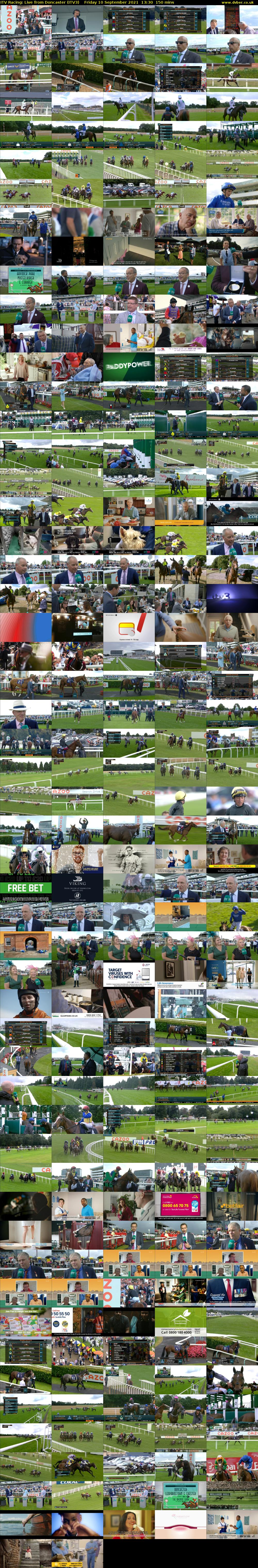 ITV Racing: Live from Doncaster (ITV3) Friday 10 September 2021 13:30 - 16:00
