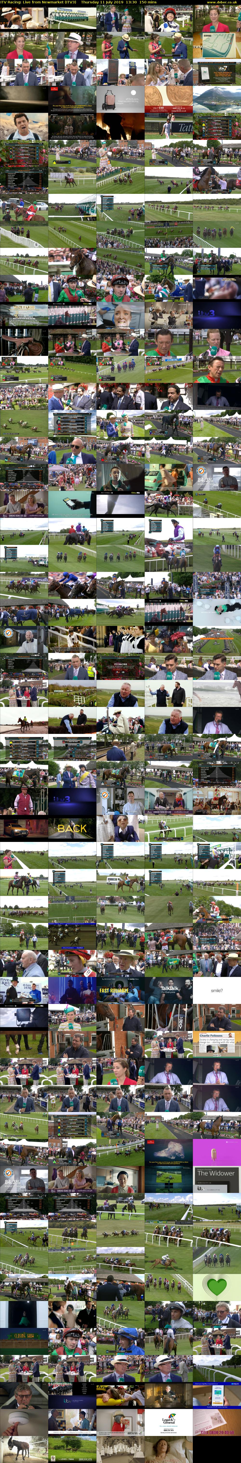 ITV Racing: Live from Newmarket (ITV3) Thursday 11 July 2019 13:30 - 16:00