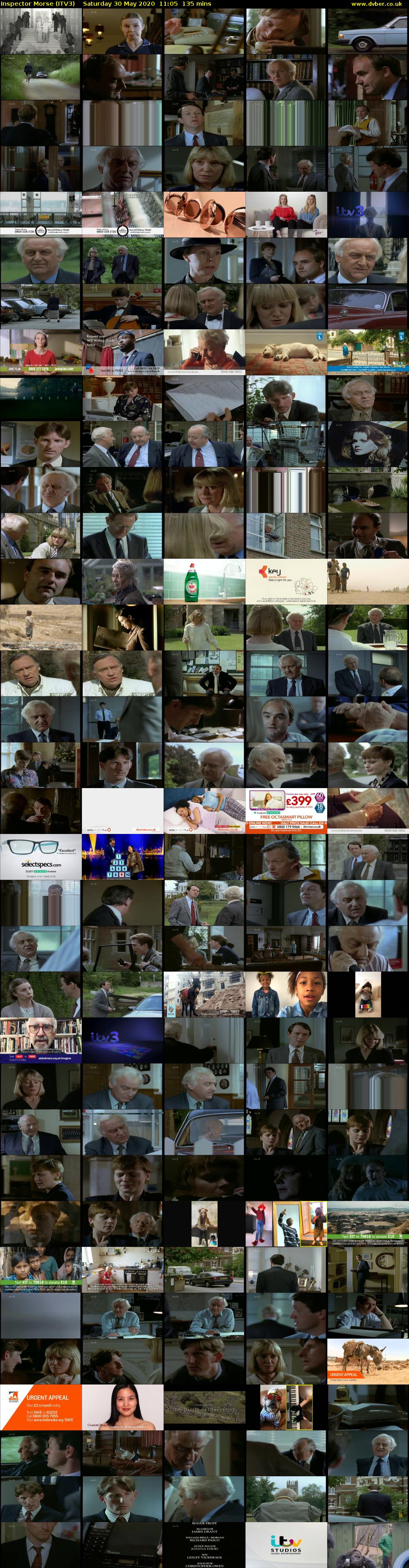 Inspector Morse (ITV3) Saturday 30 May 2020 11:05 - 13:20