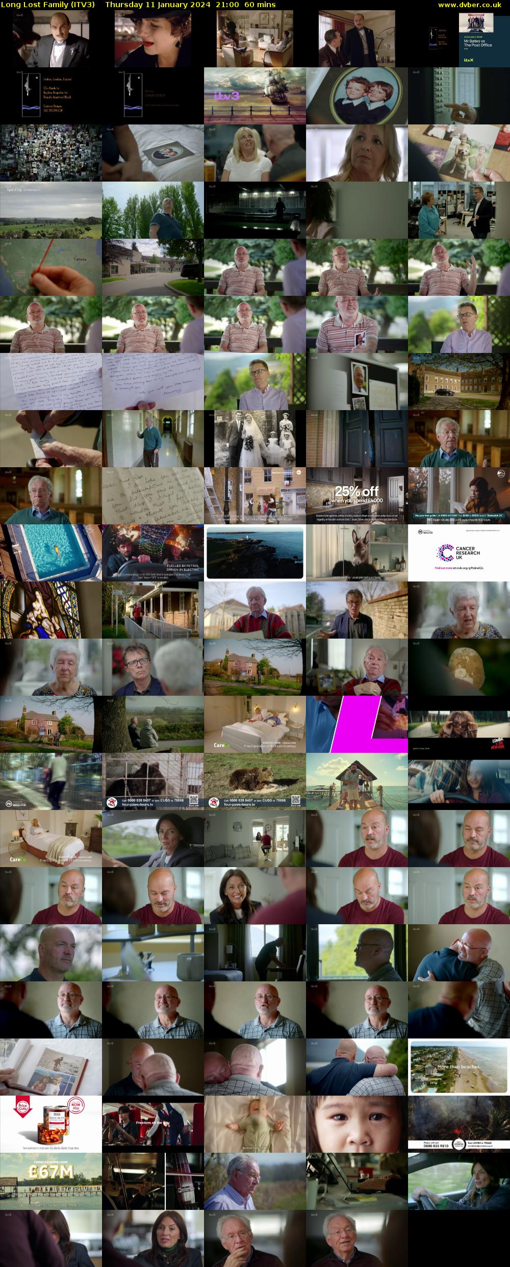 Long Lost Family (ITV3) Thursday 11 January 2024 21:00 - 22:00