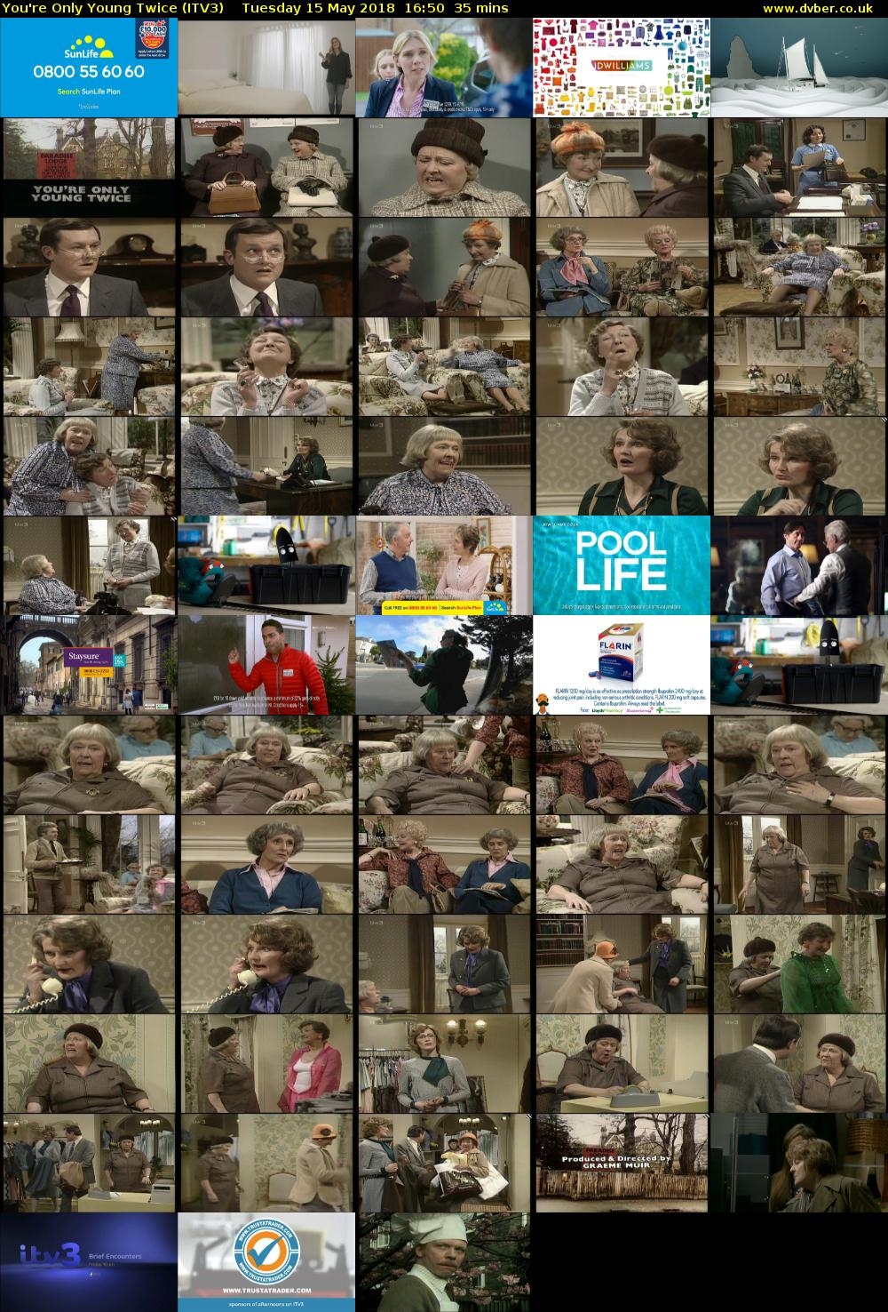 You're Only Young Twice (ITV3) Tuesday 15 May 2018 16:50 - 17:25