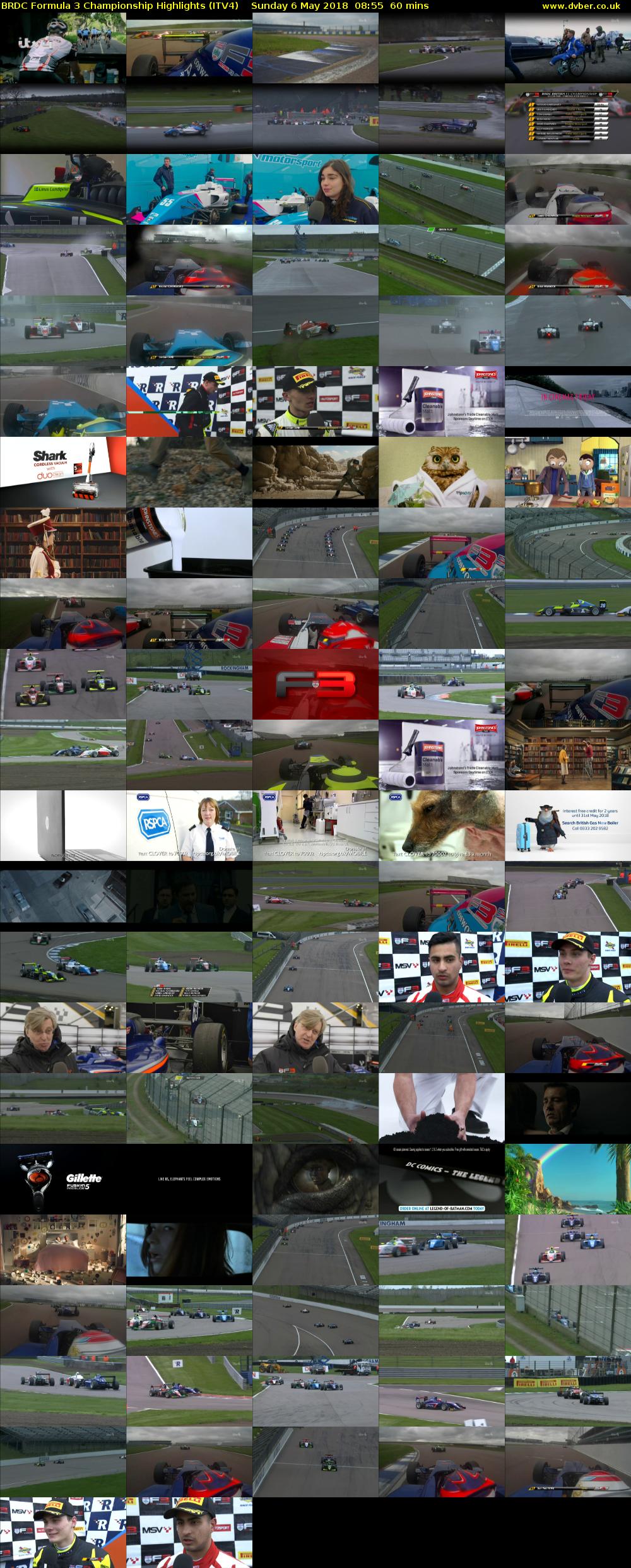 BRDC Formula 3 Championship Highlights (ITV4) Sunday 6 May 2018 08:55 - 09:55