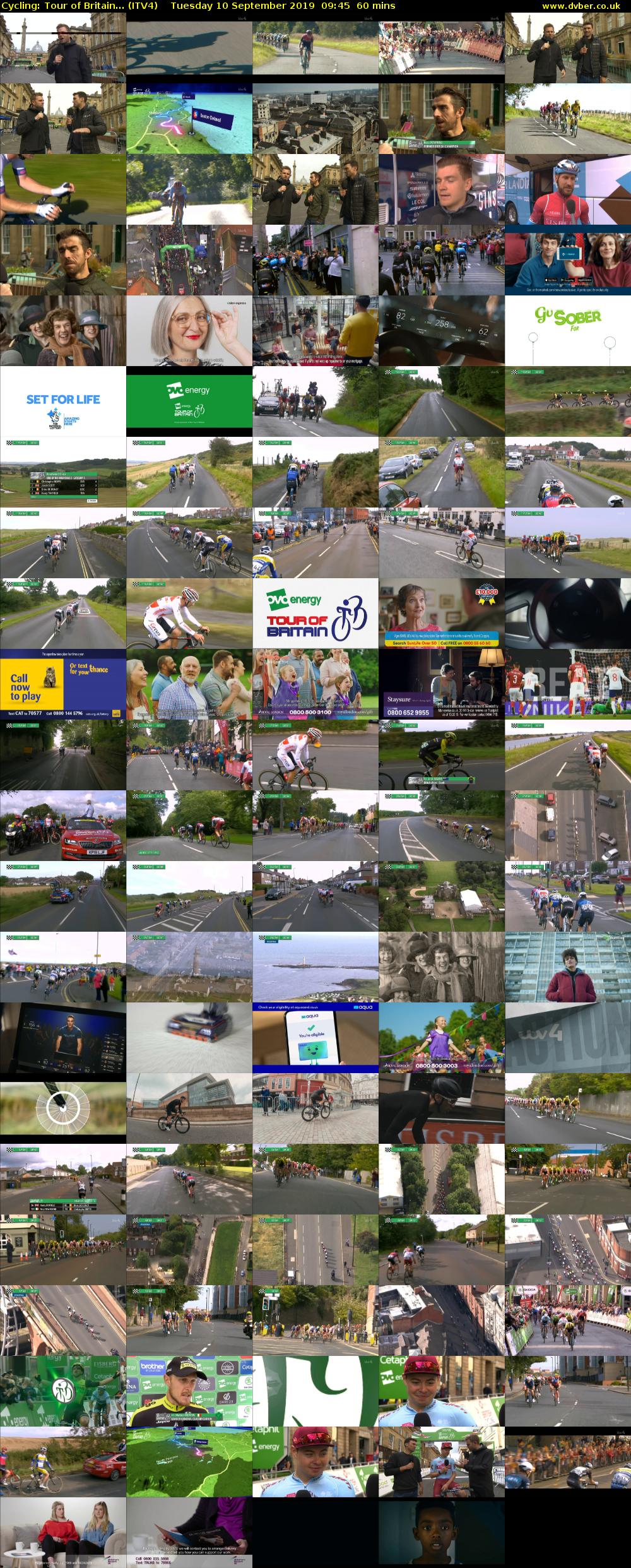 Cycling: Tour of Britain... (ITV4) Tuesday 10 September 2019 09:45 - 10:45