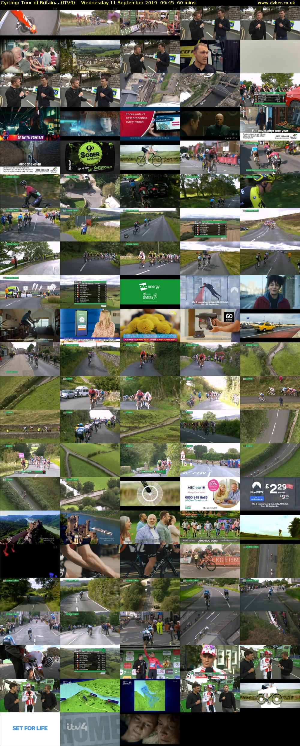 Cycling: Tour of Britain... (ITV4) Wednesday 11 September 2019 09:45 - 10:45
