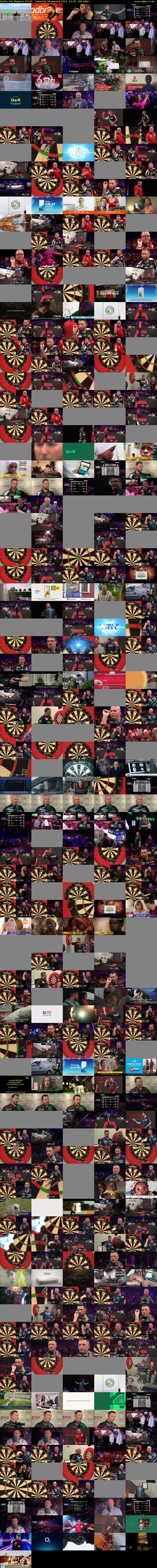 Darts: The Masters (ITV4) Saturday 28 January 2023 12:45 - 17:00